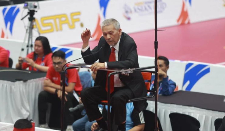 วีรกรรม ราดี้ ผู้ตัดสินตะกร้อชาวสิงคโปร์ จน อินโดฯ ต้องวอล์คเอ้าท์ในศึกเอเชียนคัพ